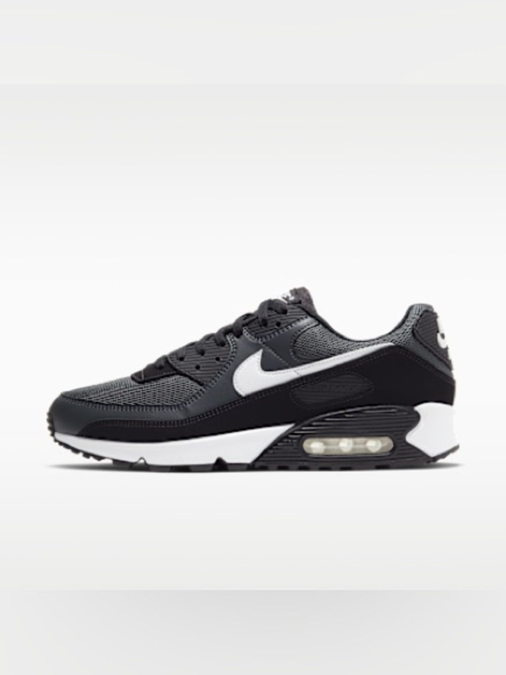 Nike Men’s Black and White Low-Top Sneakers